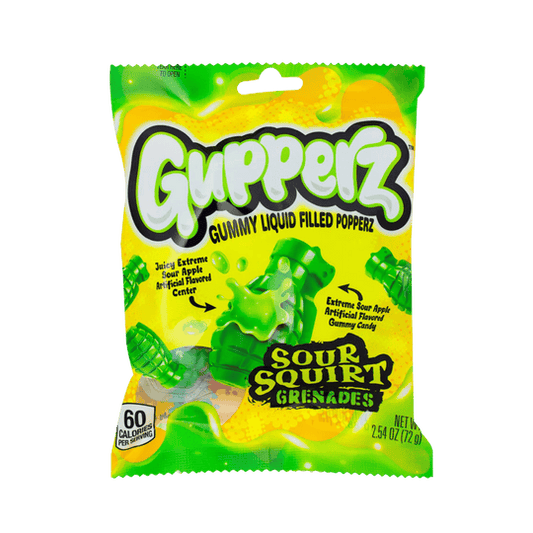 Gupperz gummy liquide Grenades sour 72g