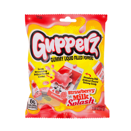 Gupperz Gummy Liquid Lait au Fraise Splash 72g