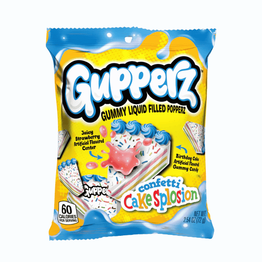 Gupperz Gummy Liquid Confetti Cakeplosion 72g