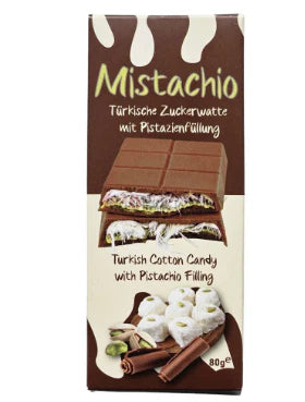 Mistachio Angel Hair - Dubai Chocolat au lait pistache et barbe à papa 80g