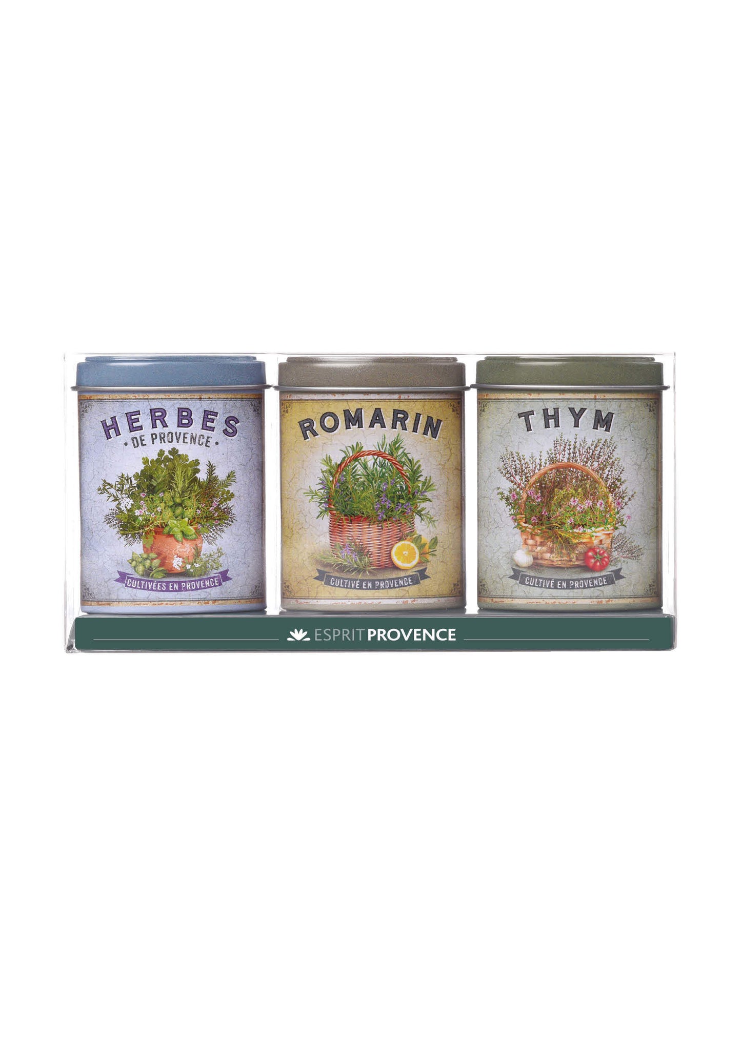 Coffret Herbes de Provence, Romarin et Thym Esprit de Provence 28g