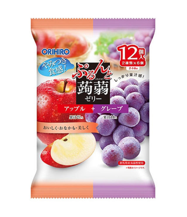Gelée de Konjac Raisin et Pomme Orihiro