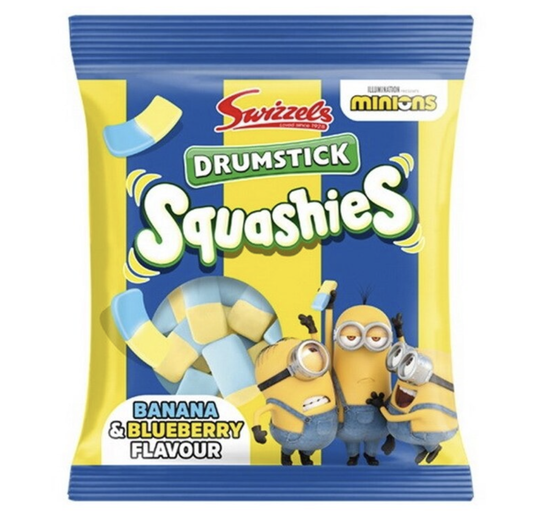 Squashies Banane Bleuet Minions SWIZZELS 160g