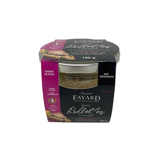 Rillettes de Canard au Foie Gras Maison Fayard 160g