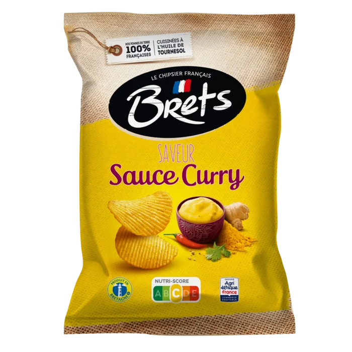 Chips Brets Sauce Curry 125g