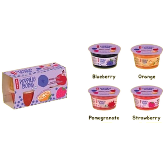 Popping Boba Mélange de Fruits Pocas 4X130g