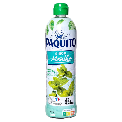 PAQUITO Sirop de Menthe 750ml