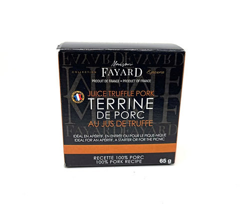 MAISON FAYARD Terrine de Porc au Jus de Truffe 65g