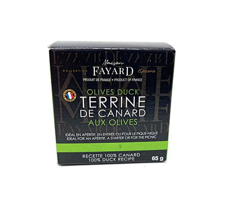 MAISON FAYARD Terrine de Canard aux Olives 65g