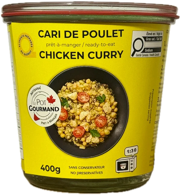 Cari de Poulet Le Pot Gourmand 400g
