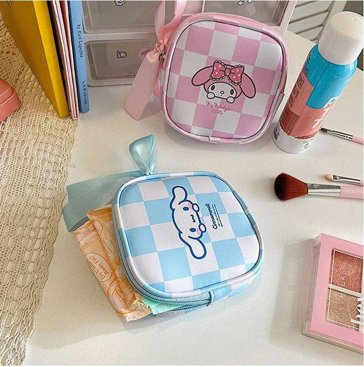 Pochette essentielle Sanrio My Melody, Kuromi, Cinnamoroll pour fille