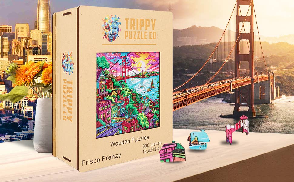 Puzzle en bois Frisco Frenzy 300 pièces