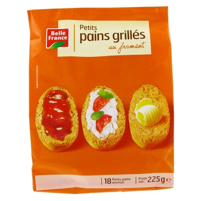 Petits Pains Grillés au Froment Belle France 225g
