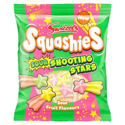 Squashies Sour Shooting Stars Swizzels 100g