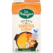 Velouté Carottes et Crème La Potagère 1L