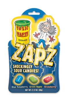 Bonbons Acidulés ZAPZ Toxic Waste 60g