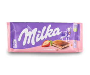 MILKA Tablette Crème à la Fraise 100g