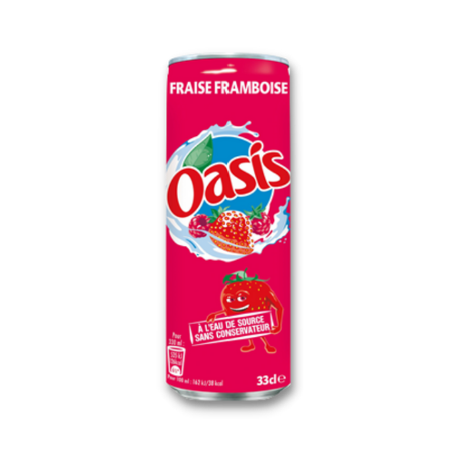 OASIS FRANCE Fraise Framboise 330ml