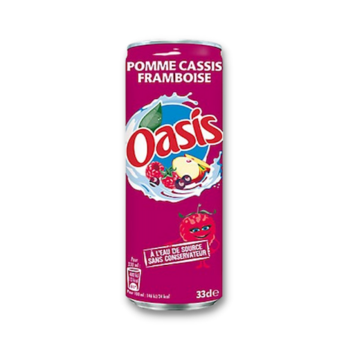 OASIS FRANCE Pomme Cassis Framboise 330ml