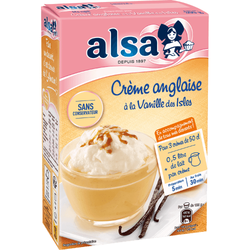 Crème Anglaise Alsa 3 sachets