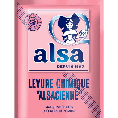 Levure Chimique "Alsacienne" Alsa 8X11g