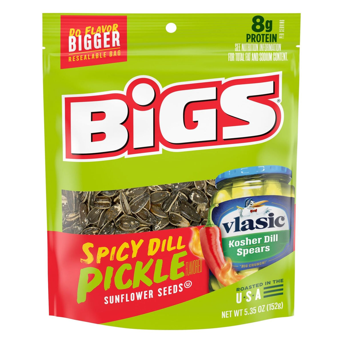 BIGS SPICY DILL PICKLE Graines de tournesol 152g