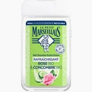 LE PETIT MARSEILLAIS Gel Douche Rose et Concombre Bio 250ml