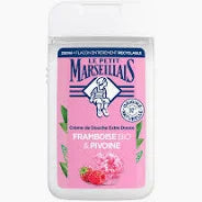 LE PETIT MARSEILLAIS Crème de Douche Framboise Bio et Pivoine 250ml
