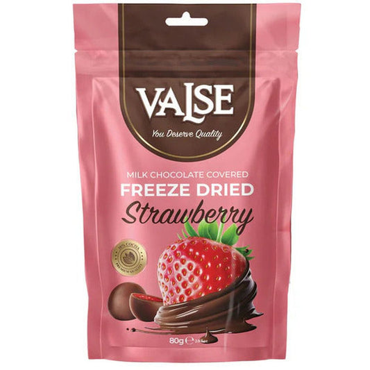 Fraise lyophilisée au Chocolat au Lait VALSE 80g